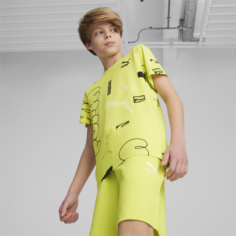 

PUMA CLASSICS BRAND LOVE All-Over-Print Youth T-shirt