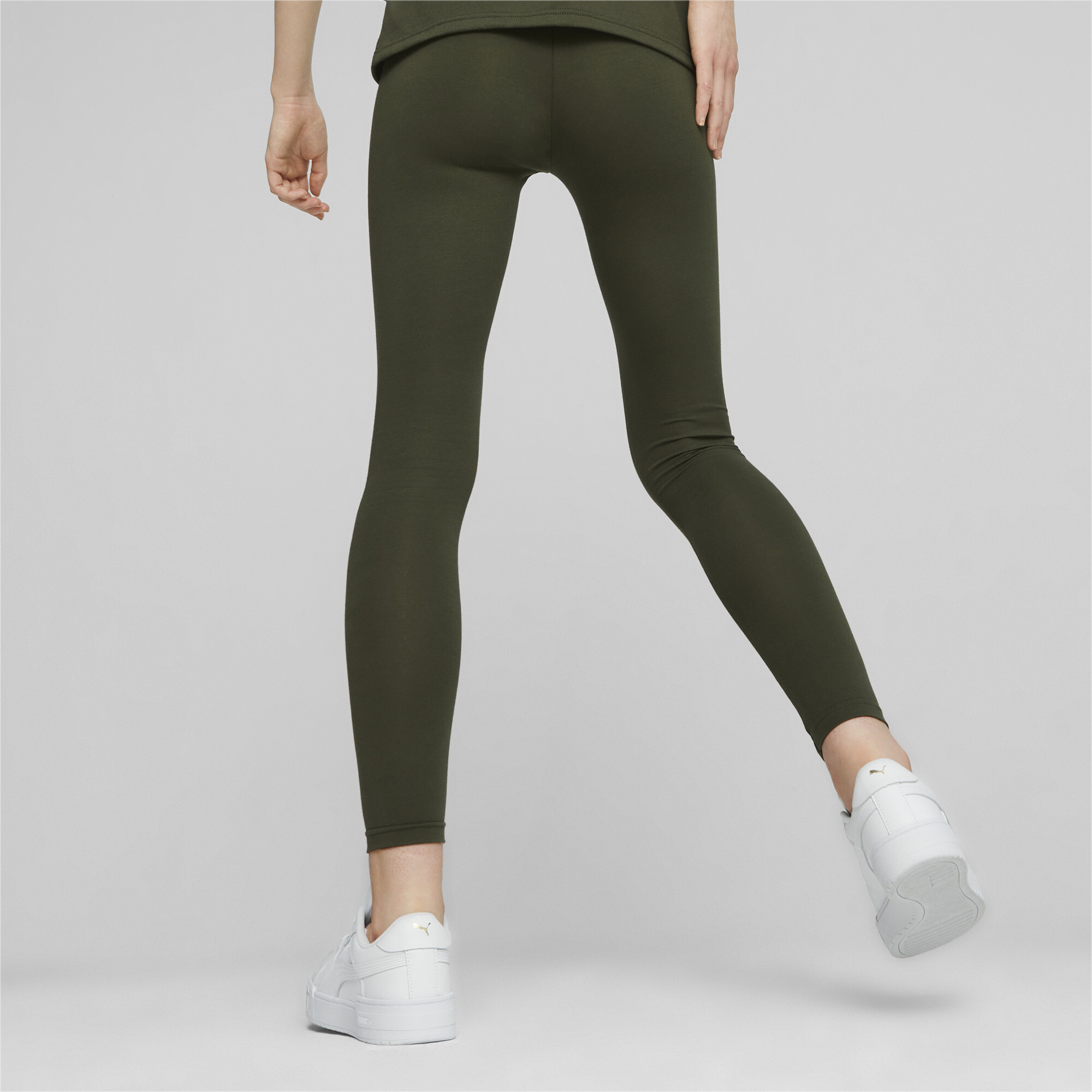 Women's Puma Made In France Leggings, Green, Size L, Clothing