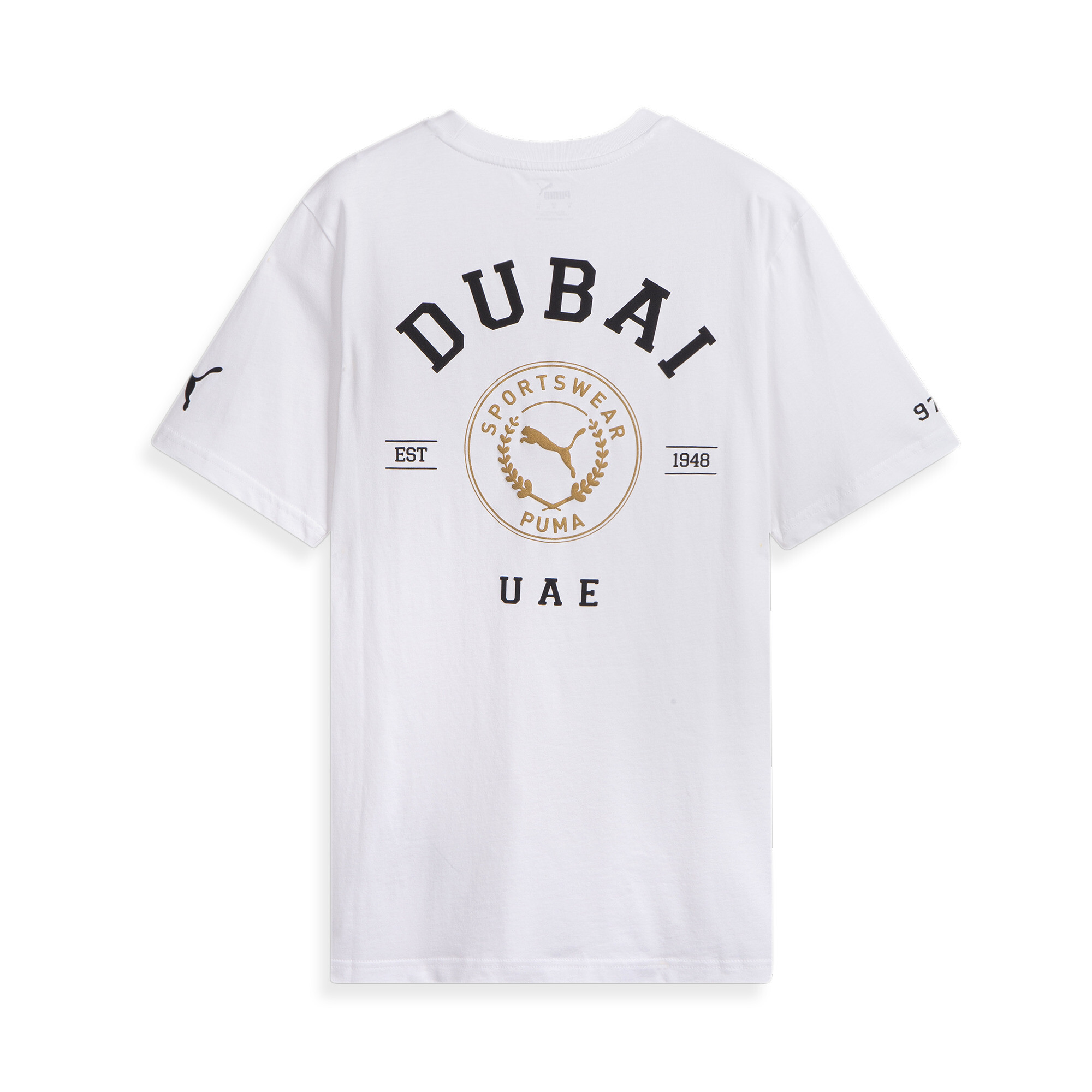 Men's PUMA Dubai City T-Shirt In White, Size 2XL