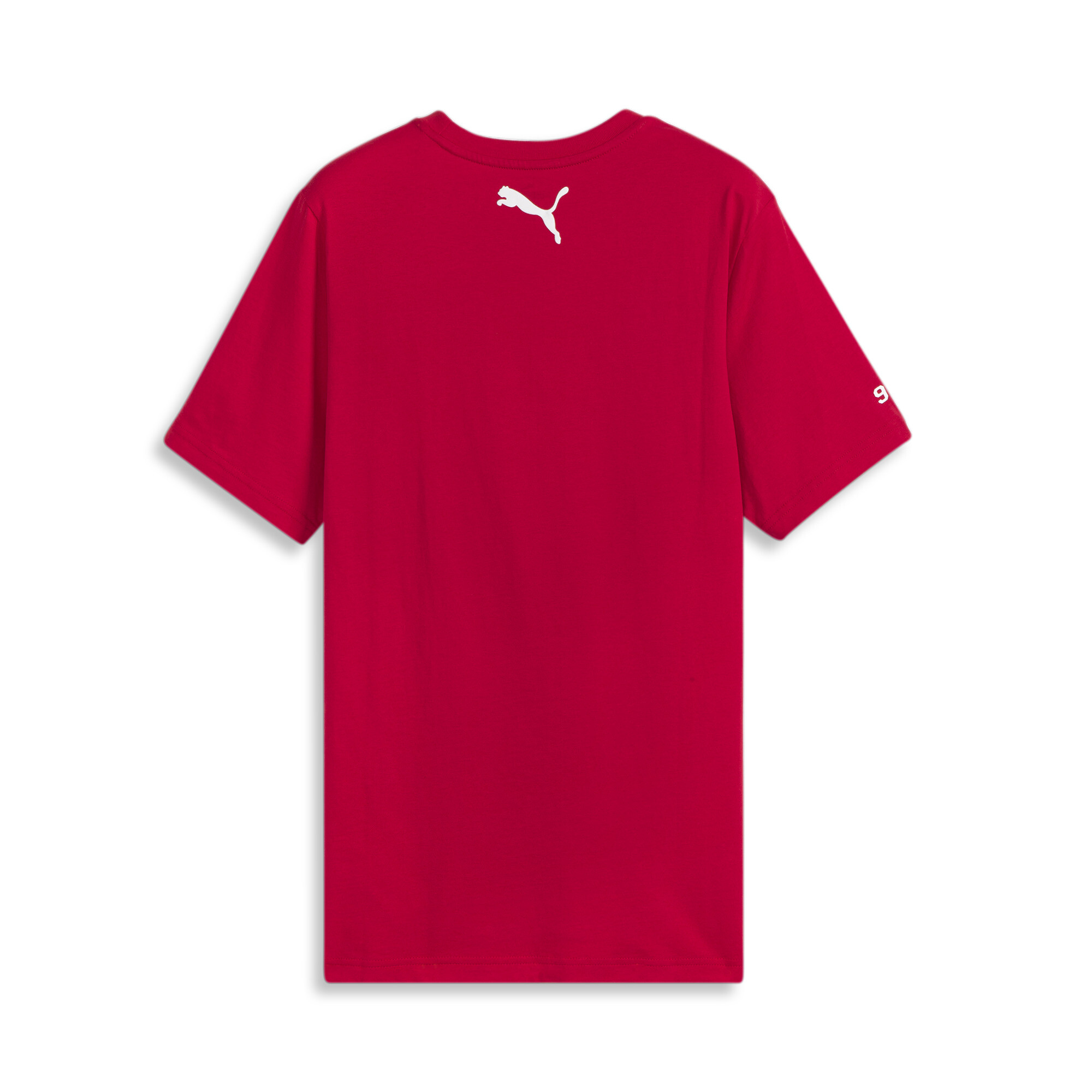 Men's PUMA Dubai Logo T-Shirt In 120 - Red, Size Medium