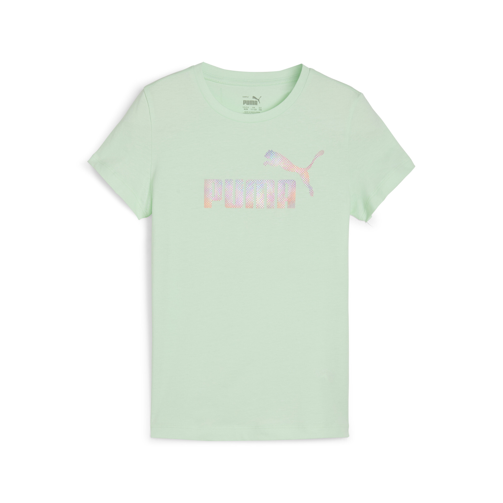 PUMA ESS SUMMER DAZE Big Kids T-Shirt in Green Size L 25$
