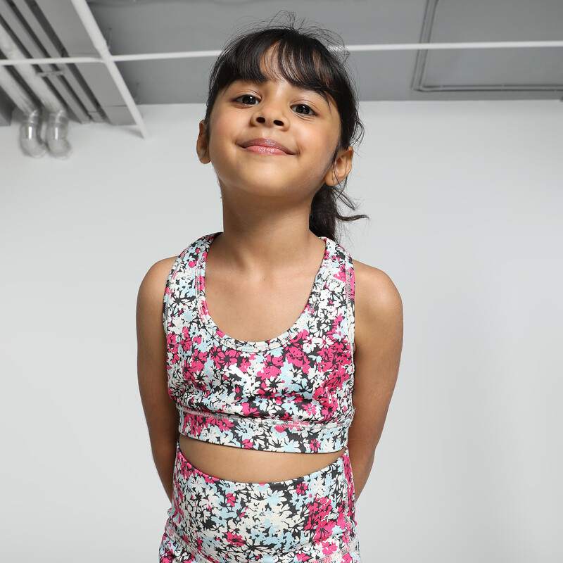 

PUMA TRAIN FAVORITE Youth All-Over Print Training Bra