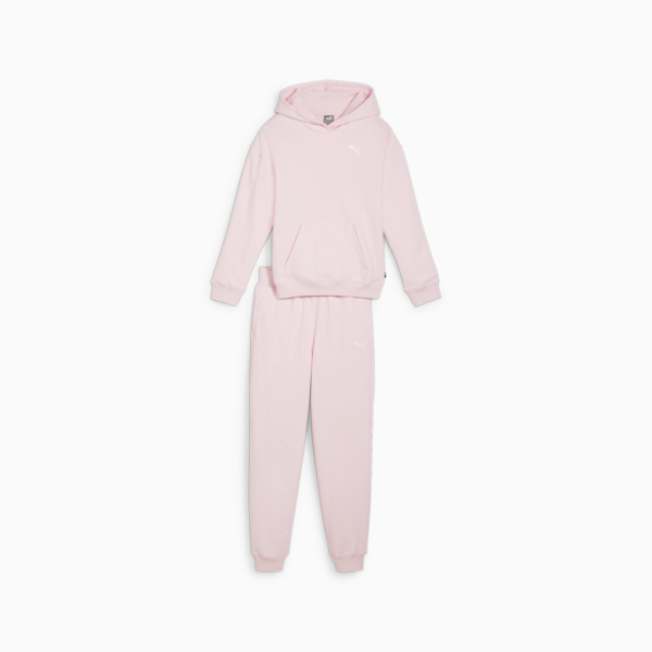 Girls' Loungewear Suit, Whisp Of Pink, large-ZAF