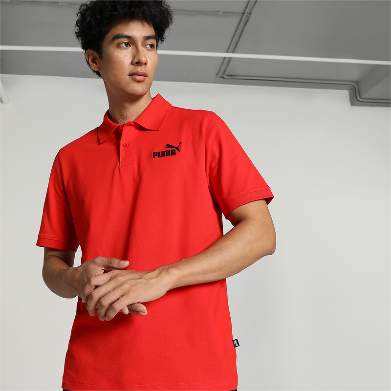 Puma pique polo hot sale