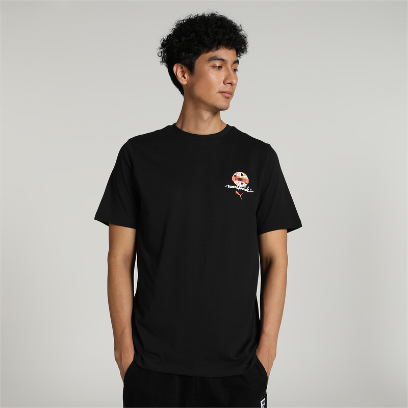 

Men's PUMA SWxP WORLDWIDE Graphic T-shirt, Black