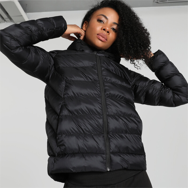 Women's PUMA PackLITE Hooded Down Jacket, Black