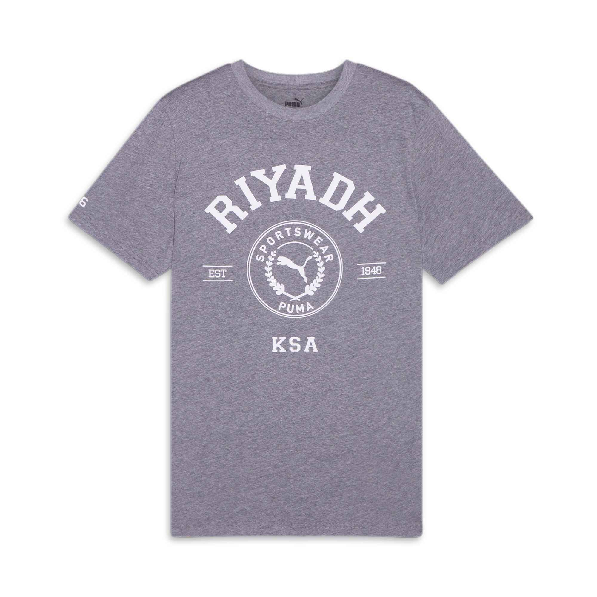 Men's PUMA Riyadh City T-Shirt In Heather, Size XS