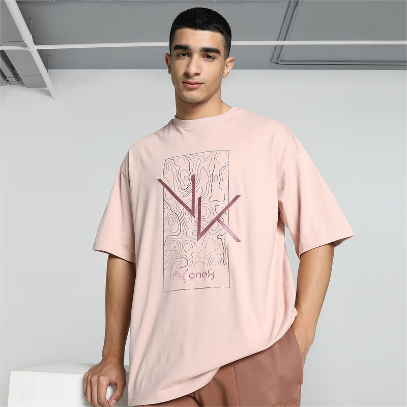 Men s PUMA X One8 Signature Oversized T shirt in Pink size L