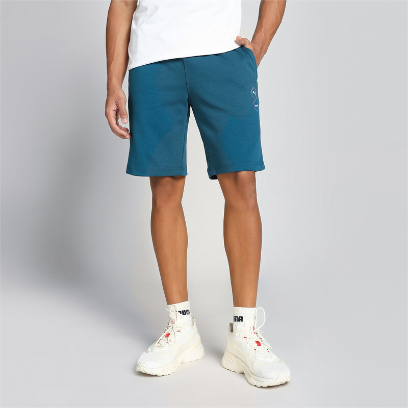 Men's PUMA X One8 Elevated Shorts in Ocean Tropic size XS