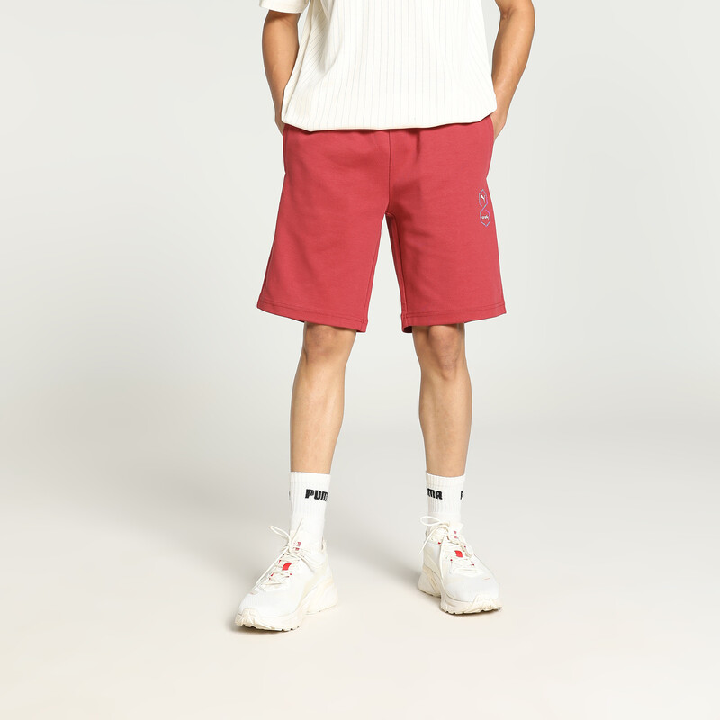 Men's PUMA X One8 Elevated Shorts in Red size S