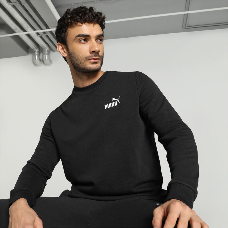 Men's PUMA Small Logo TR Crew-Neck Sweatshirt