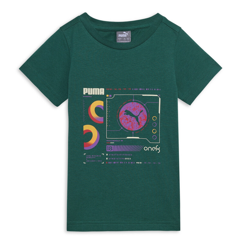 PUMA X One8 Core Elevated Boy's T-shirt in Vine size 11-12Y