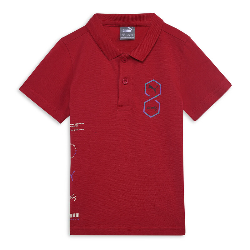 PUMA X One8 Core Boy's Polo in Red size 9-10Y