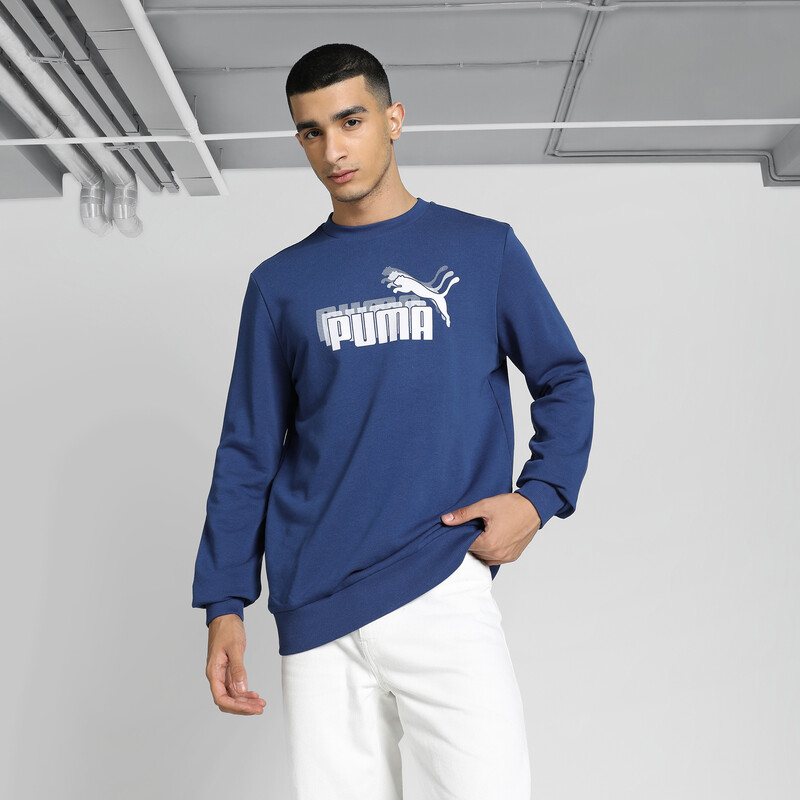 

Men's PUMA Graphic Crew-Neck Sweatshirt