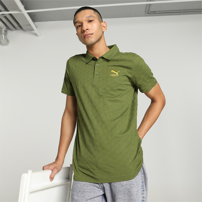 

Men's PUMA Classics Jacquard Slim Fit Polo