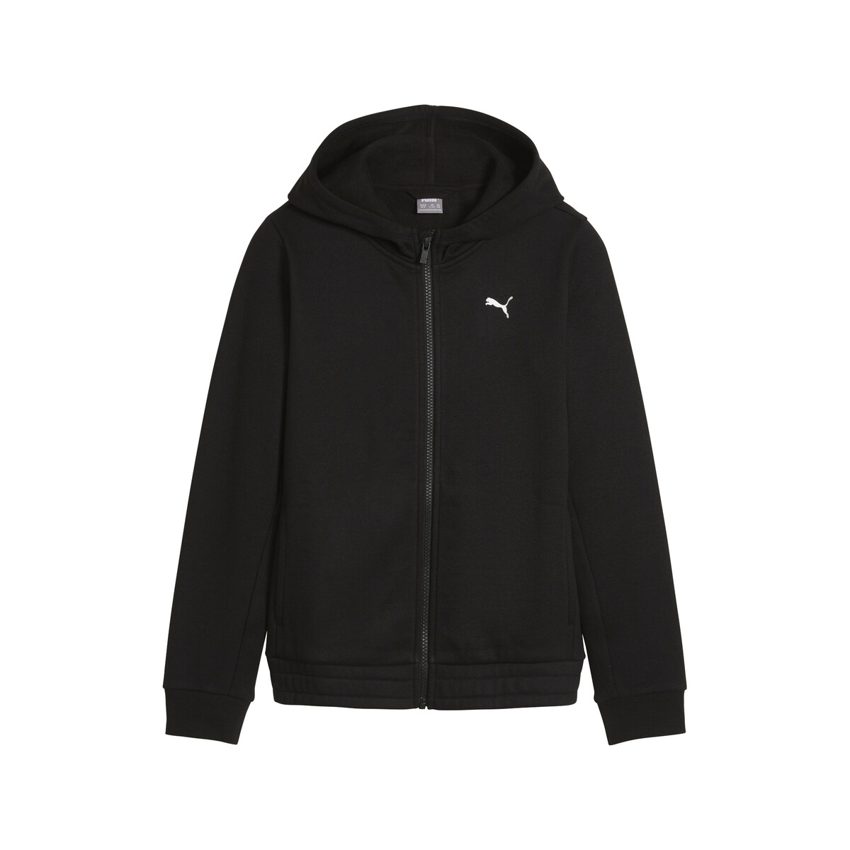 TRAIN FAVOURITE Youth Full-Zip Hoodie in Black by PUMA, 5-6Y