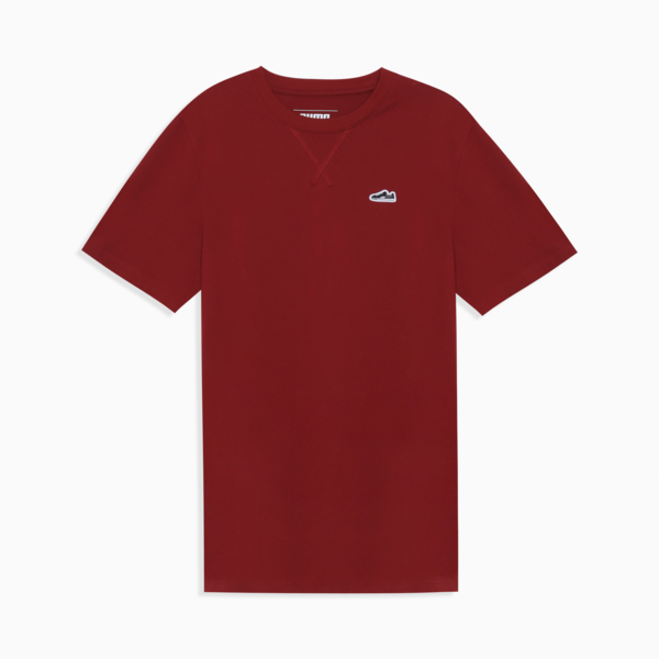 Suede Logo Tee's Men, PUMA White, large-MEX