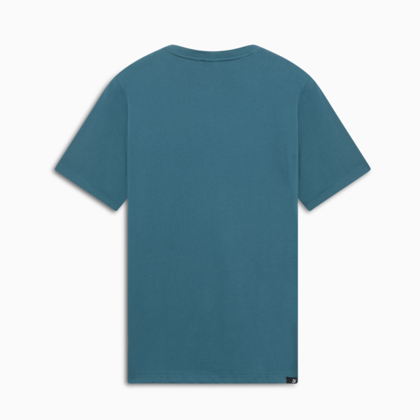 Playera para hombre Suede Logo, Cold Green, large-MEX