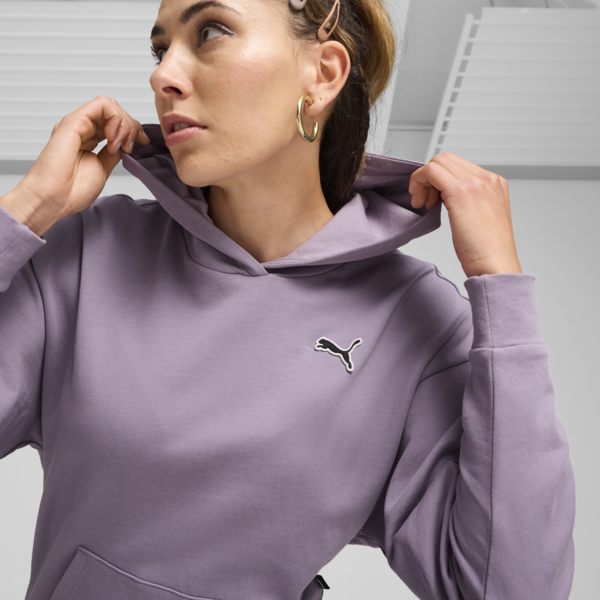 Buzo con capucha BETTER ESSENTIALS para mujer, Pale Plum, large-ARG