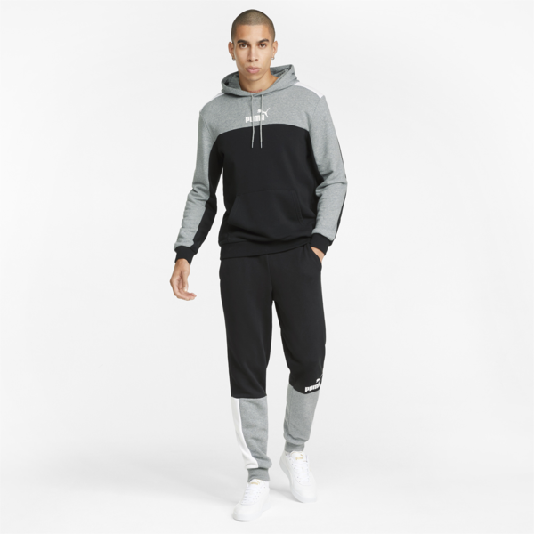 Buzo con capucha para hombre Essentials+, PUMA Black, large-ARG