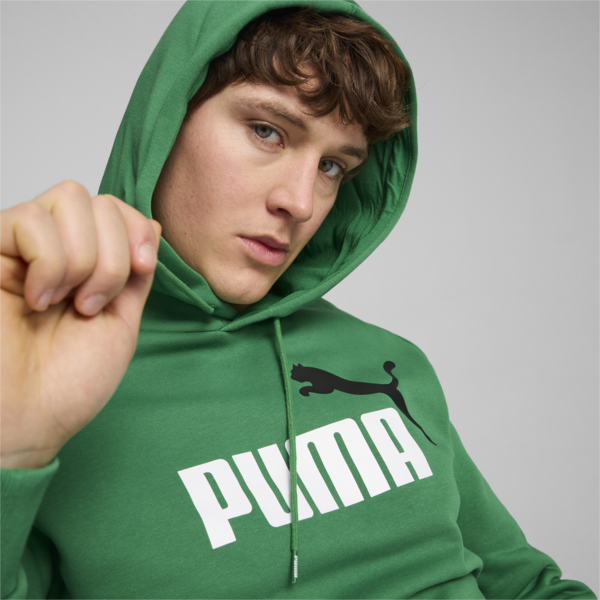 Buzo con capucha para hombre Essentials+ Two-Tone Big Logo, Archive Green, large-ARG