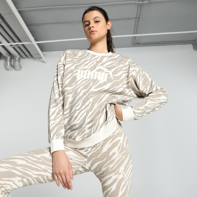 

Women's PUMA ANIMAL Graphic Relaxed Fit Crew-Neck Sweatshirt