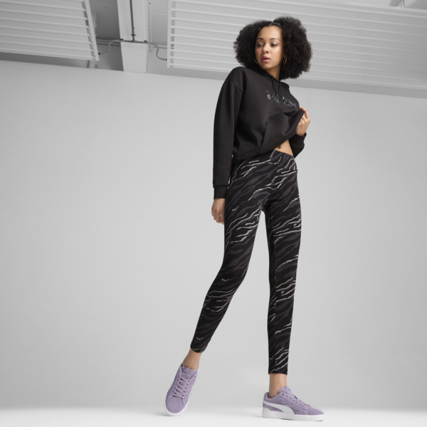 ESS+ ANIMAL Graphics Leggings Women, PUMA Black, large-ZAF