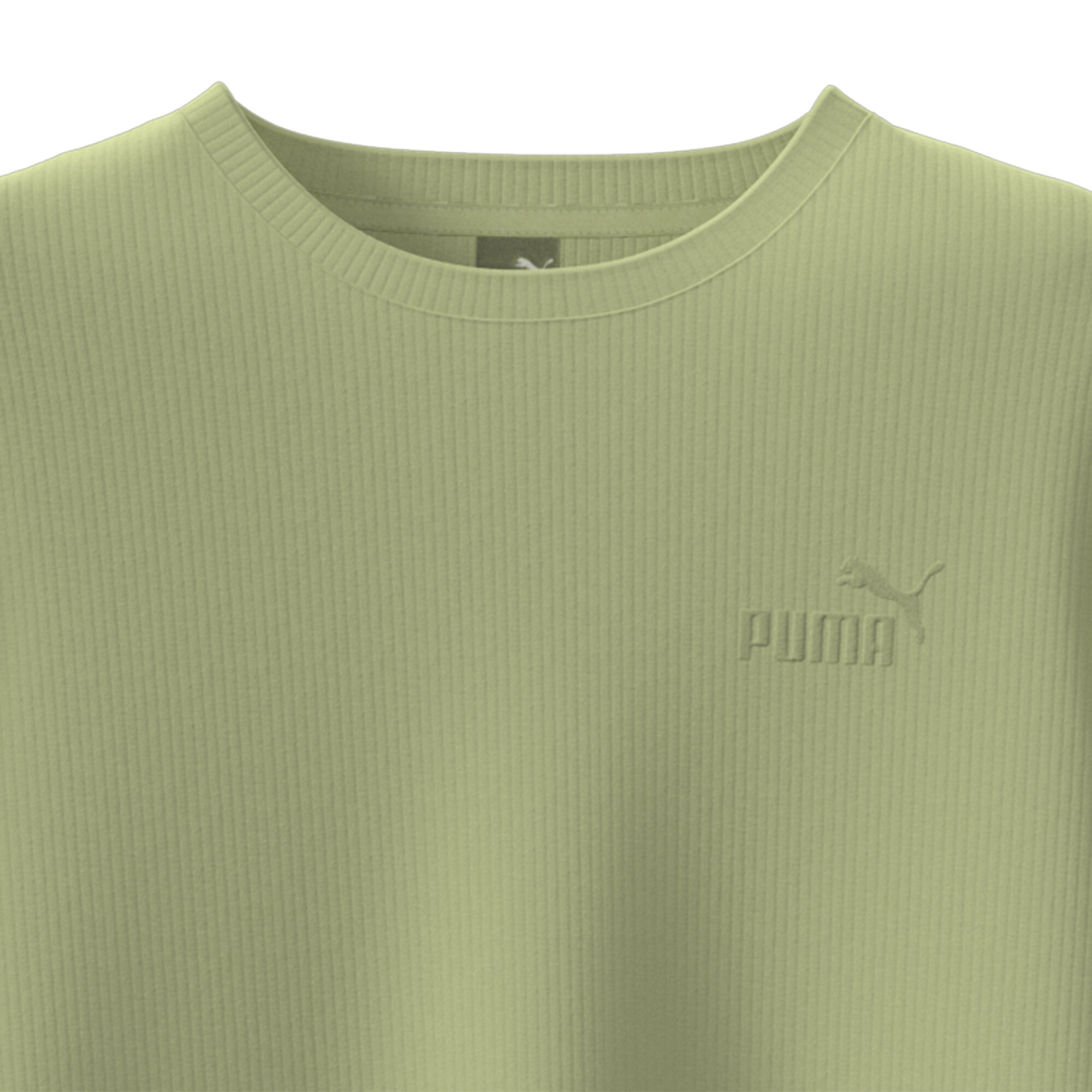 ESS ELEVATED top met lange mouwen voor Dames, Groen, Maat M | PUMA