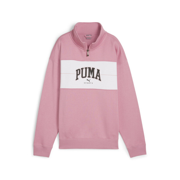 PUMA SQUAD Quarter Zip Hoodie Women pink PUMA