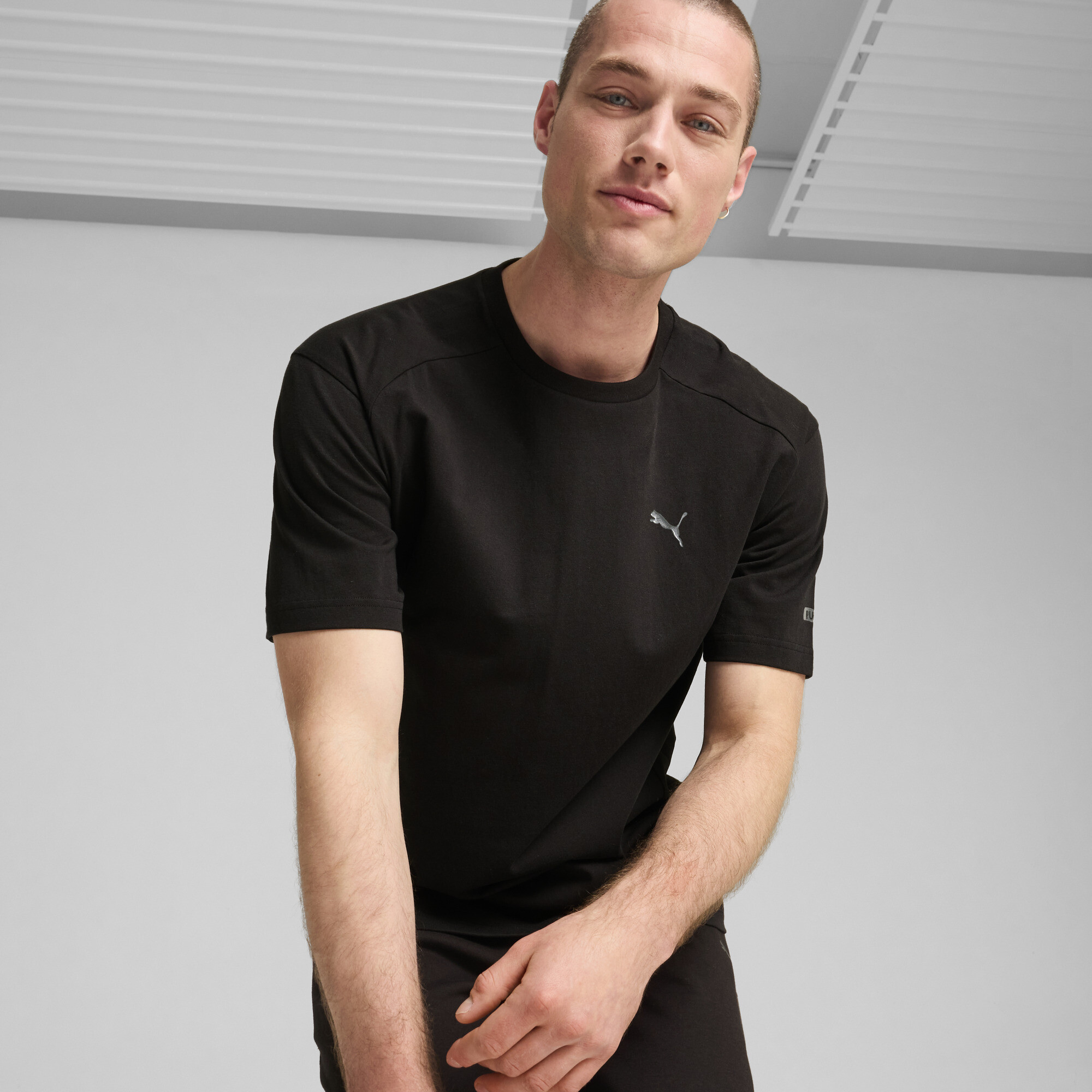 Puma RAD/CAL T-Shirt Herren | Mit Plain | Black | Größe: M