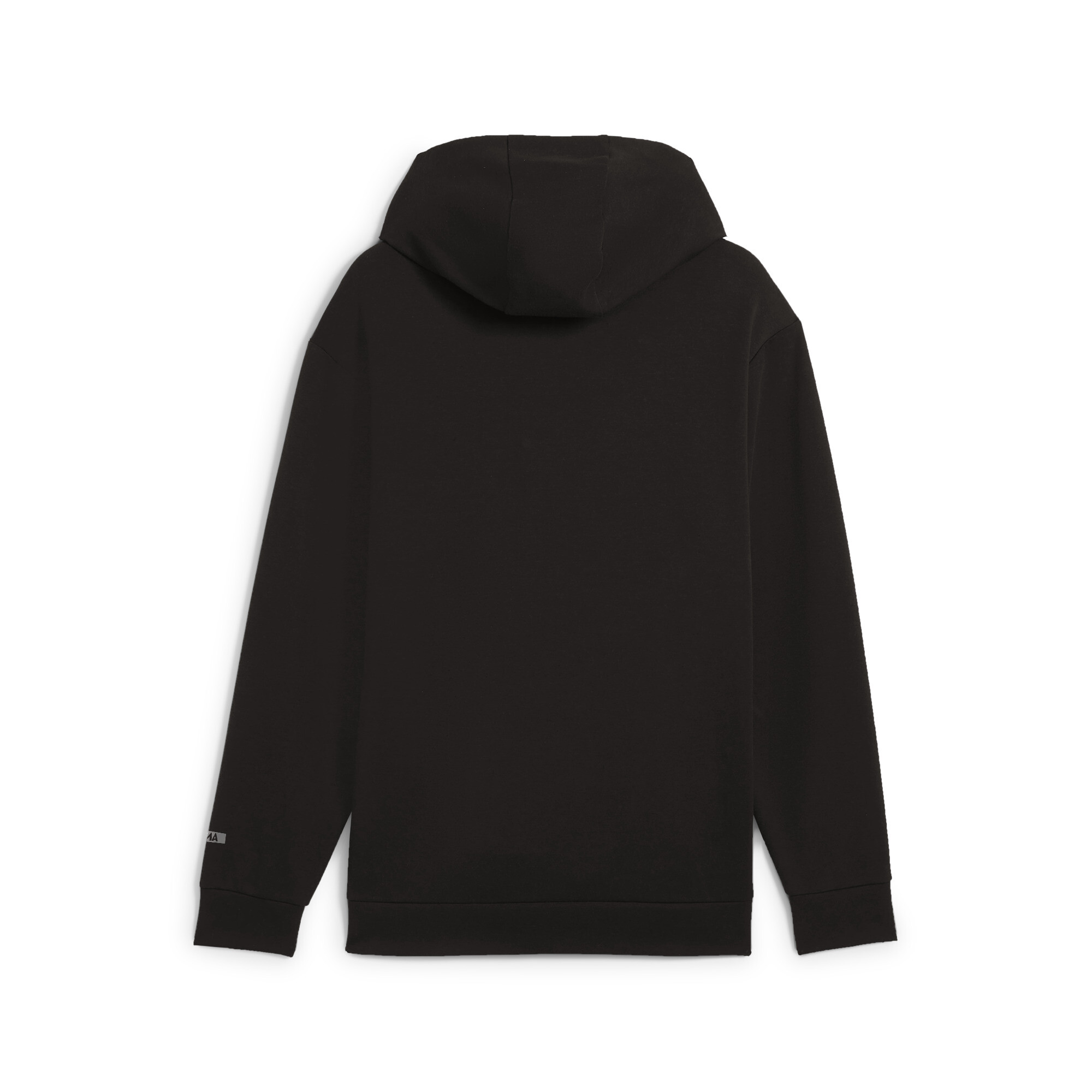PUMA RAD/CAL top met capuchon en halve rits, Zwart