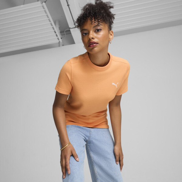 Orange puma shirt cheap