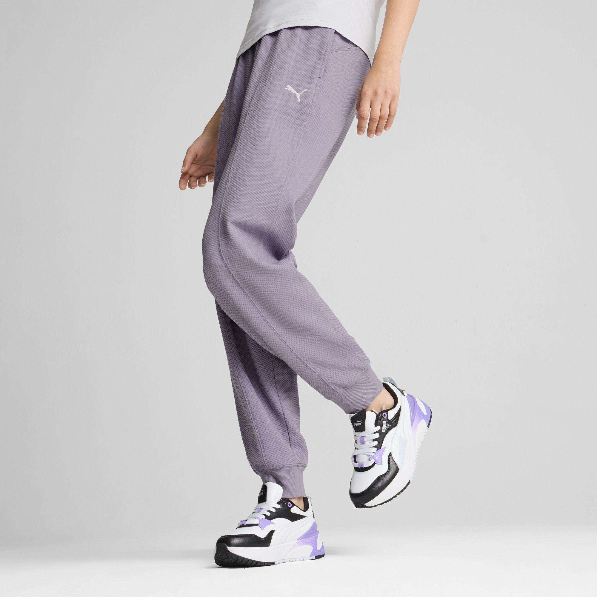 Puma HER Hochgeschnittene Hose Damen | Mit Plain | Pale Plum | Größe: M