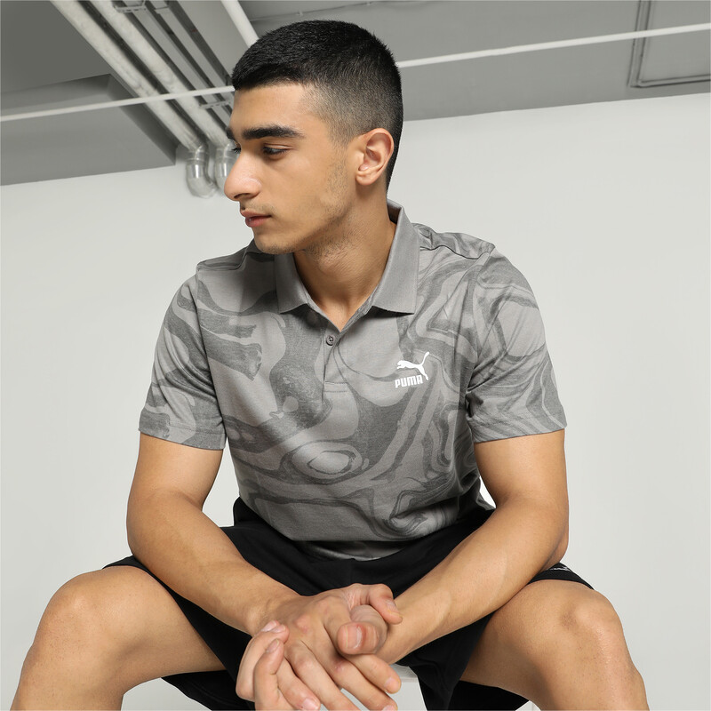 

Men's PUMA Classics Printed Polo