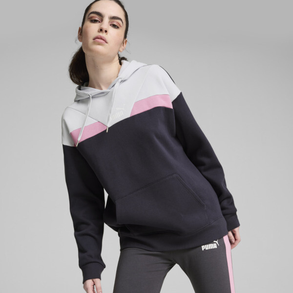 PUMA POWER Hoodie Women gray PUMA