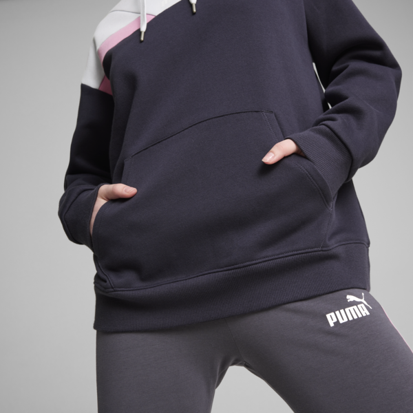 PUMA POWER Hoodie Women, Galactic Gray, large-ZAF