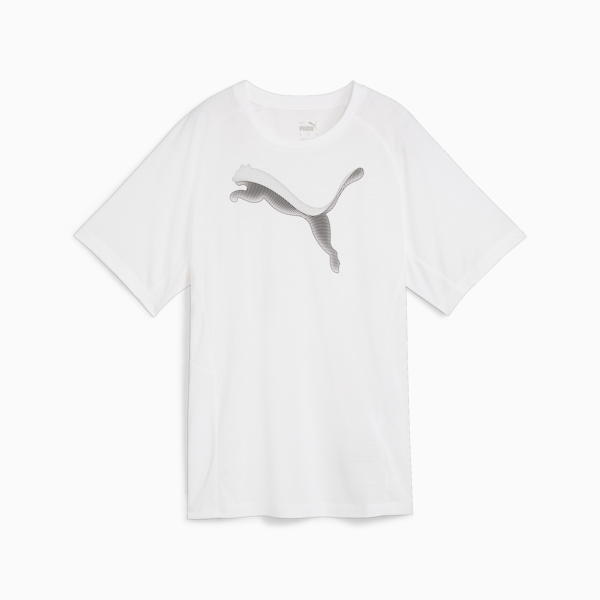 EVOSTRIPE Tee Women, PUMA White, large-ZAF