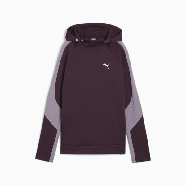 EVOSTRIPE Hoodie Women, Midnight Plum, large-ZAF