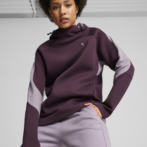 EVOSTRIPE Pants Women, Pale Plum, large-ZAF