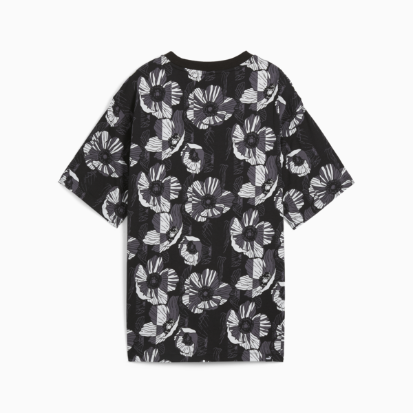 Remera con estampado integral ESS+ CLASS ACT para mujer, PUMA Black, large-ARG