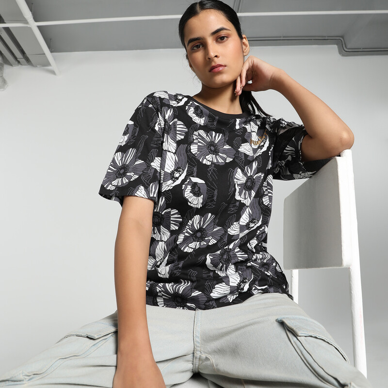 Women's PUMA CLASS ACT Graphic Relaxed Fit Tee
