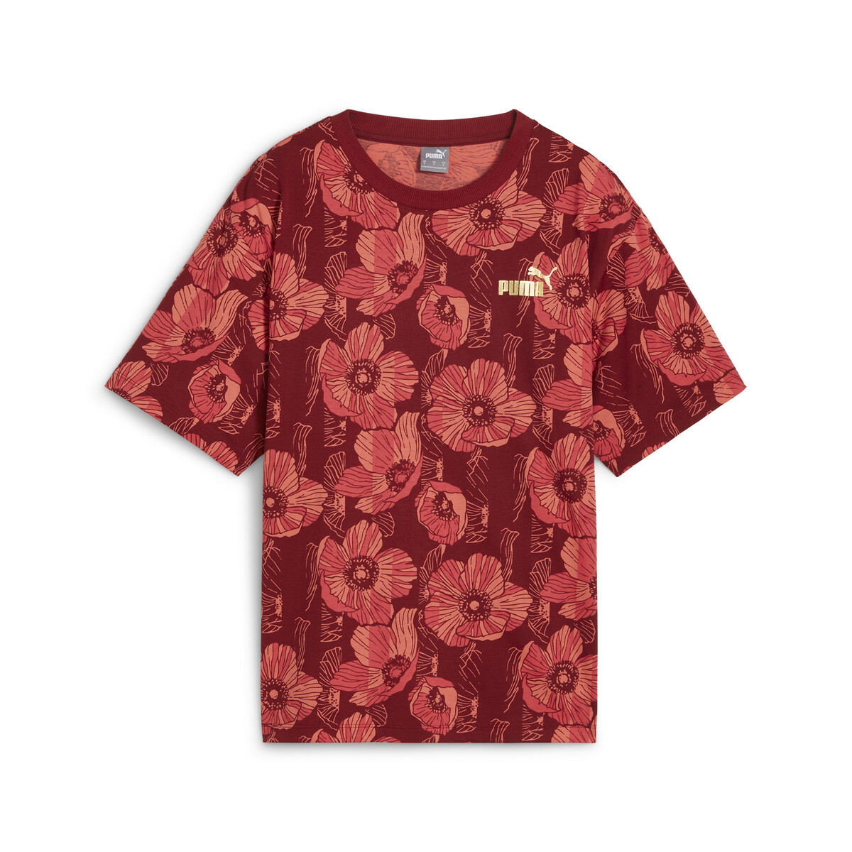 ESS+ CLASS ACT Graphic T-Shirt Women in Intense Red by PUMA, XL
