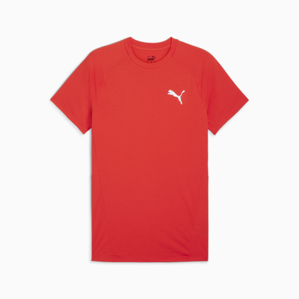 EVOSTRIPE Tee Men, Redmazing, large-ZAF