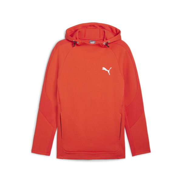 EVOSTRIPE Hoodie Men, Redmazing, large-ZAF