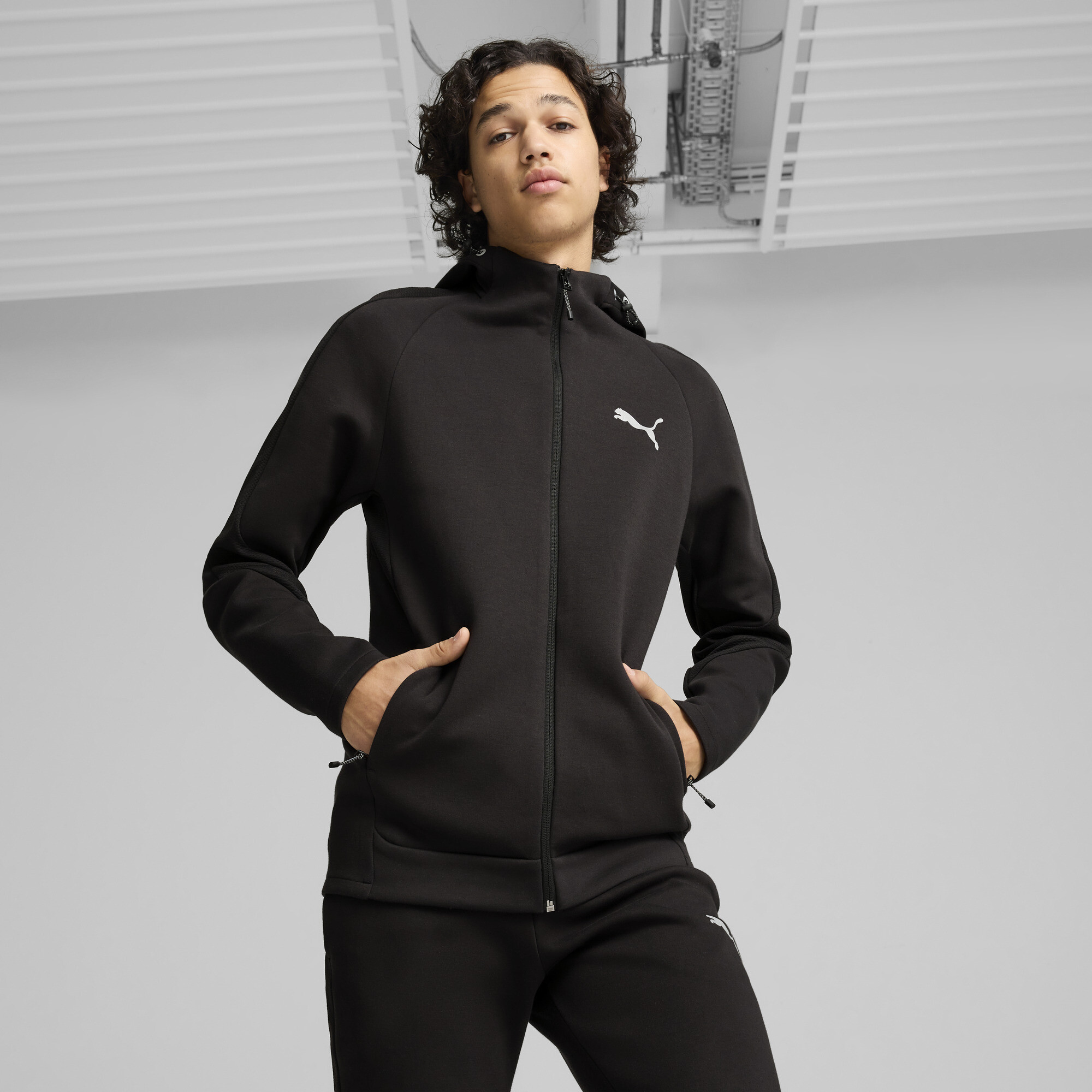EVOSTRIPE Full Zip Hoodie Men Jackets PUMA