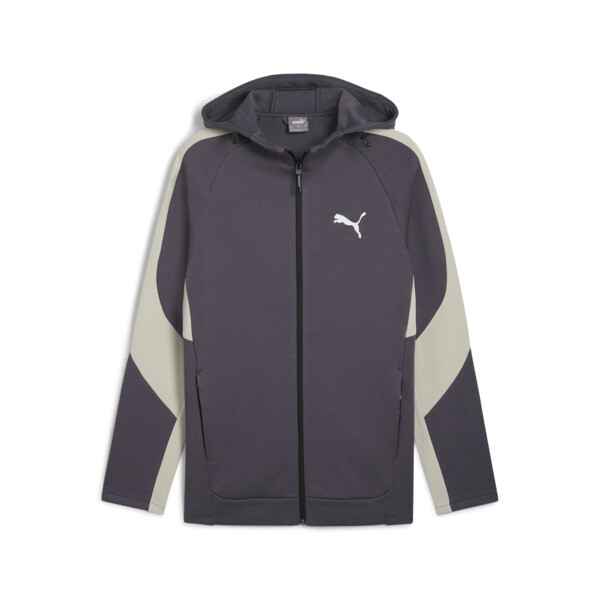 EVOSTRIPE Full Zip Hoodie Men gray PUMA