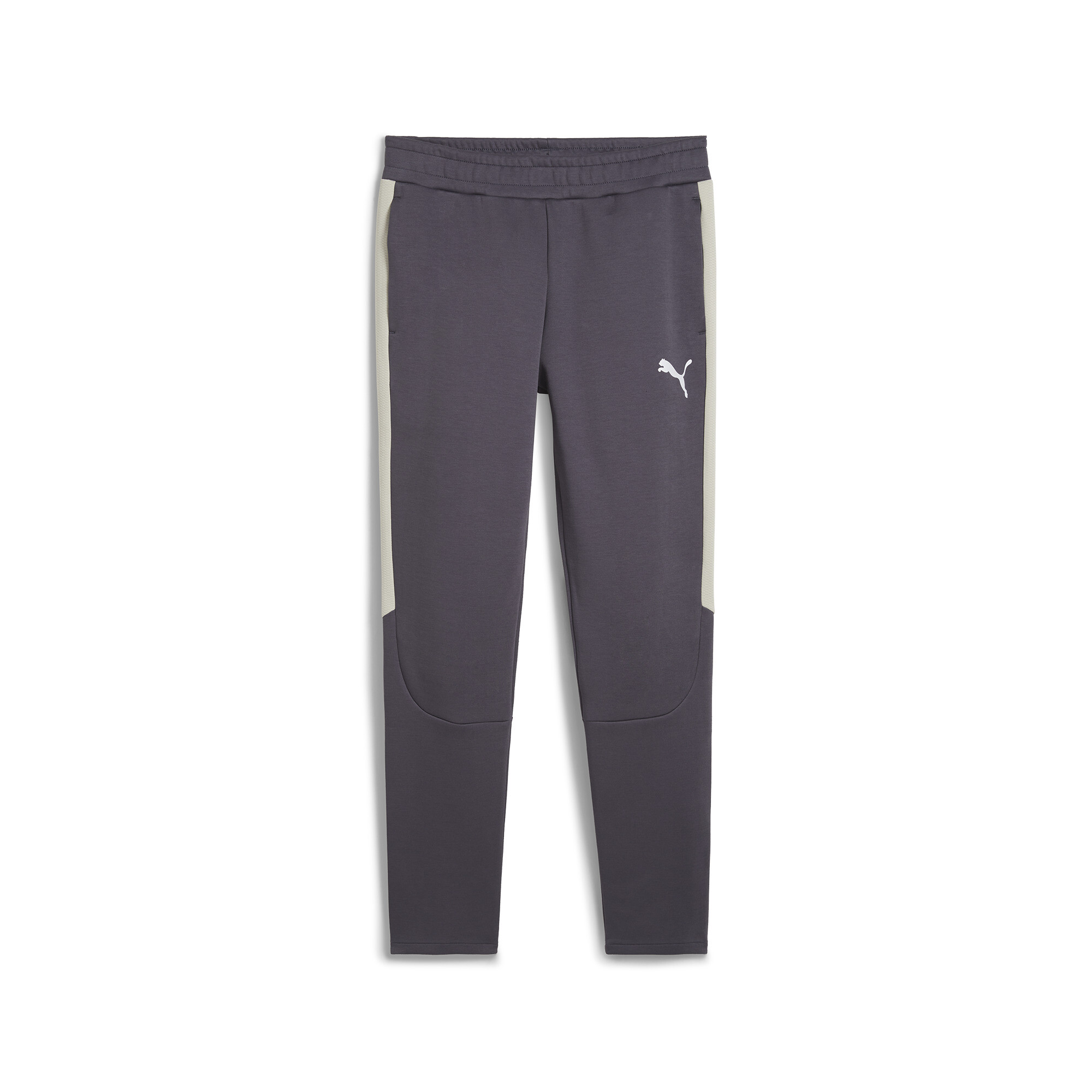 Men's PUMA EVOSTRIPE Pants Men In Gray, Size Small, Cotton