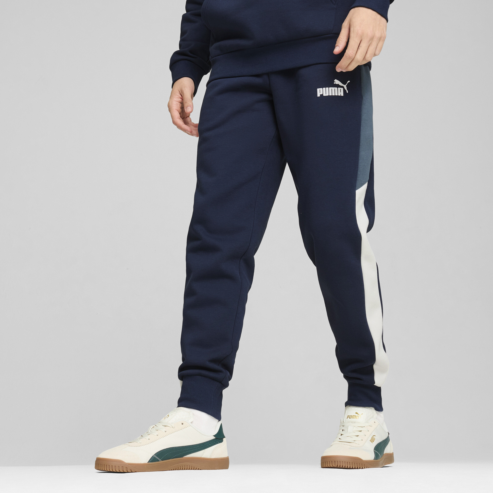 Men's Puma POWER Sweatpants, Blue, Size S, Clothing