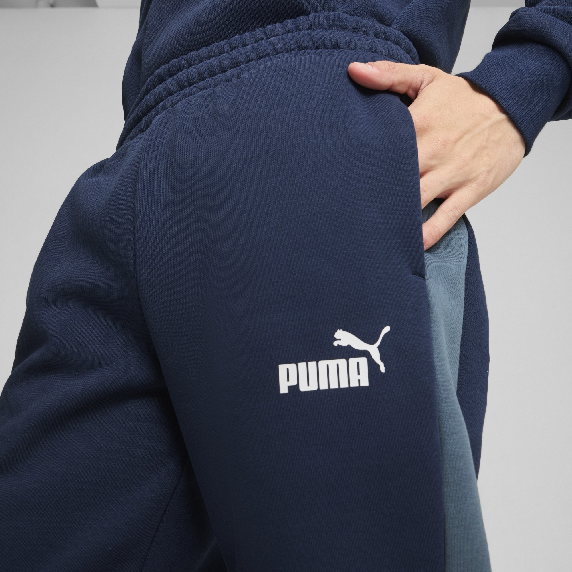 Men's Puma POWER Sweatpants, Blue, Size S, Clothing