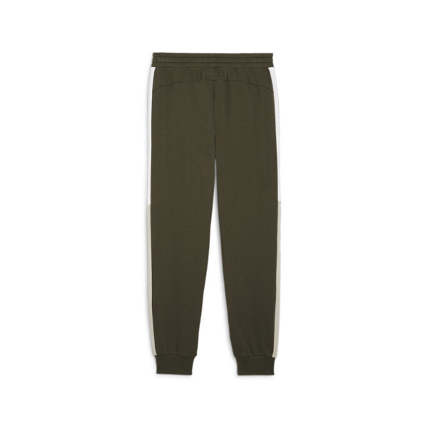 Olive green puma sweatpants hot sale